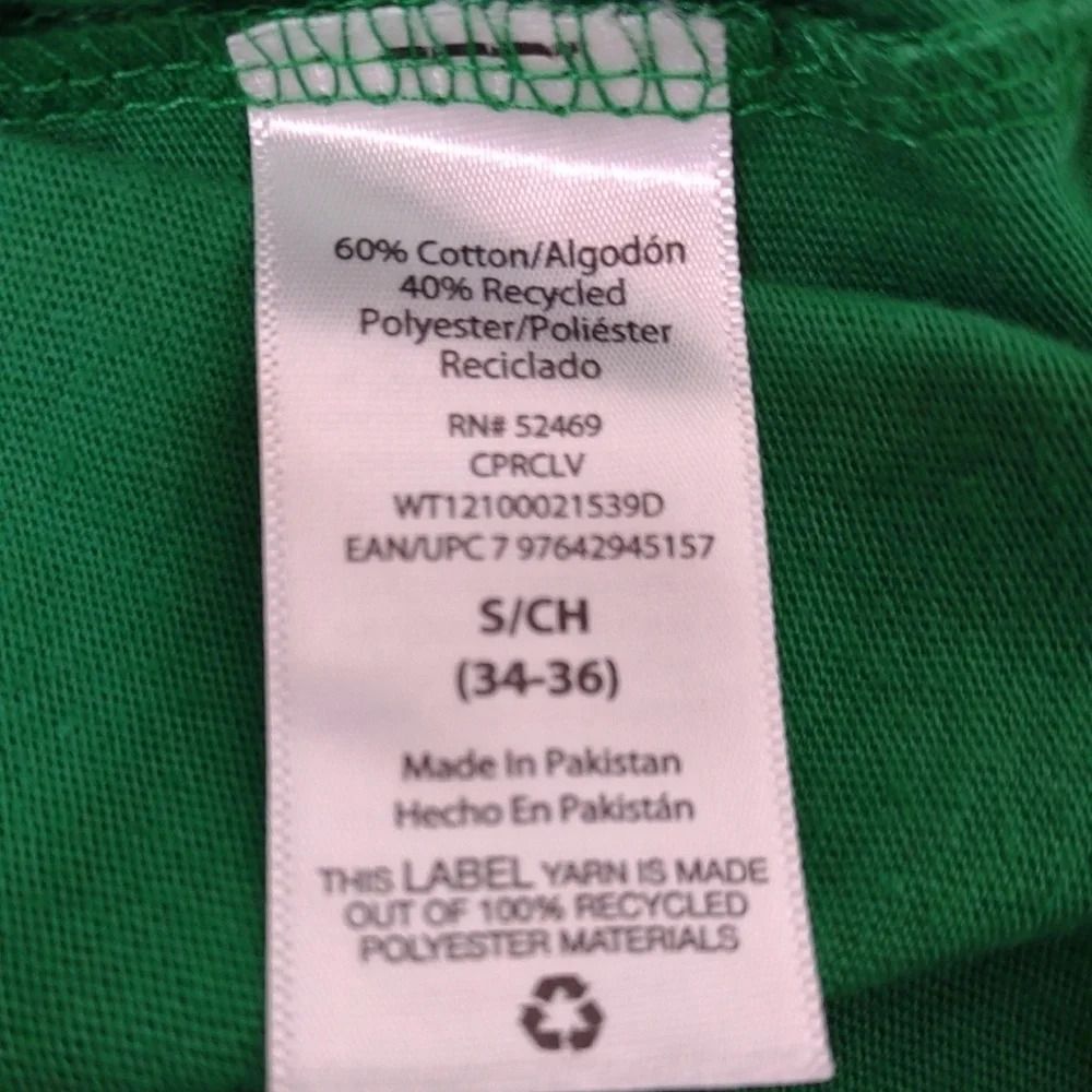 Lucky Green Tshirt Suspenders Flair Clover Size Small - Picture 4 of 12